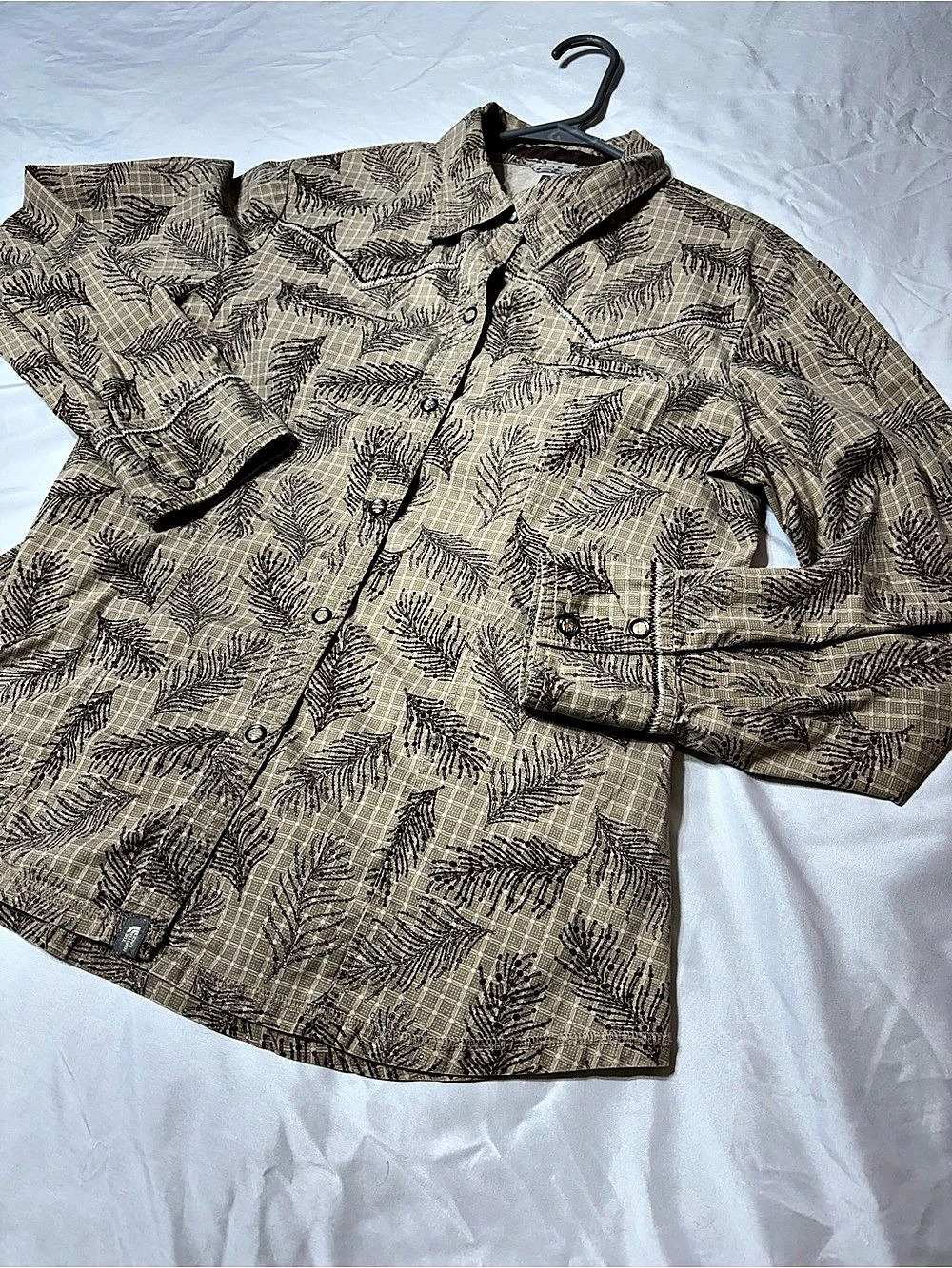 The North Face A5 Series Cotton Pearl Snap Western Long Sleeve Shirt M